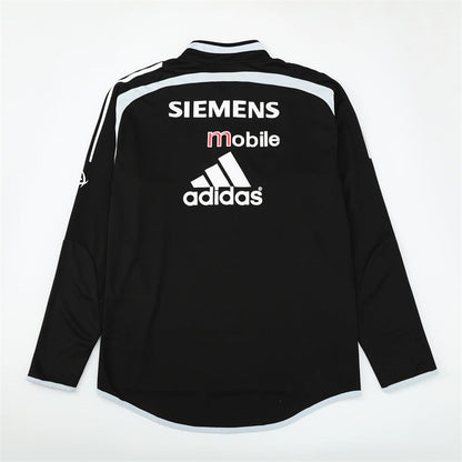 Camiseta de entrenamiento retro de manga larga del Real Madrid 04/05
