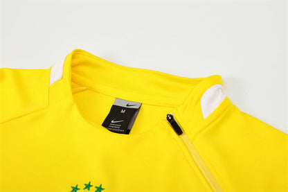 Camiseta de entrenamiento retro de manga larga del Brasil 2002