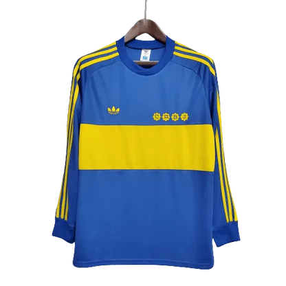 Camiseta Boca Juniors Retro 1981 - Manga Larga