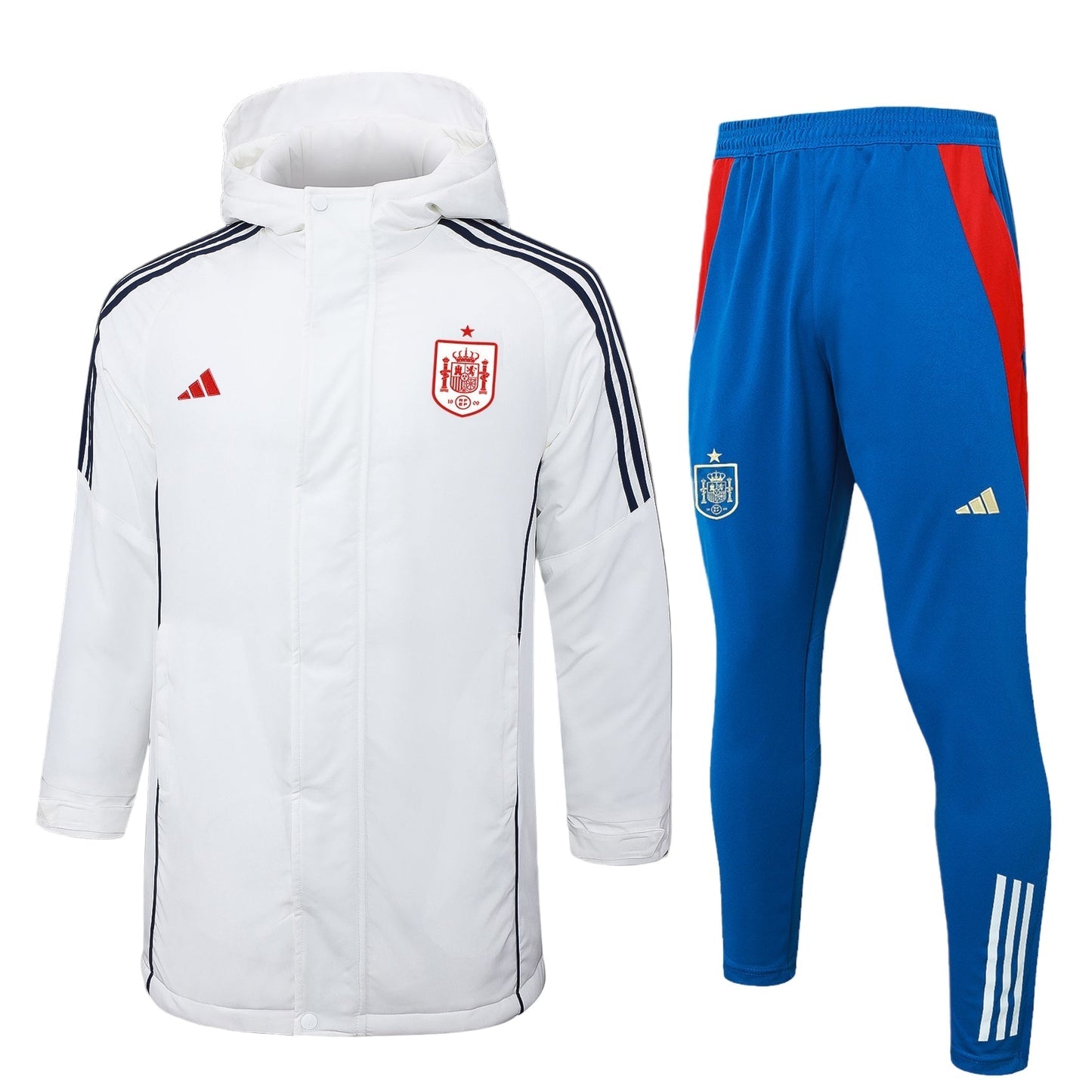 Chaqueta y pantalón acolchados impermeables de España