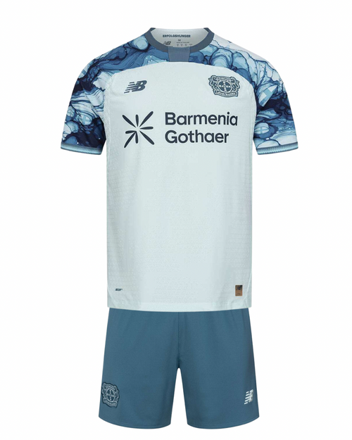 Camiseta y Pantalones Cortos para niño Bayer Leverkusen Away 26/27