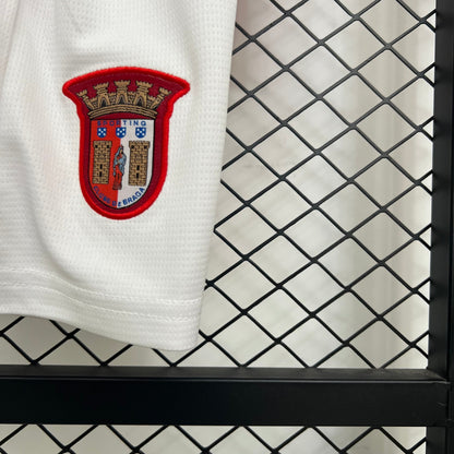 Camiseta y Pantanoles Cortos Niño Braga Home 25/26