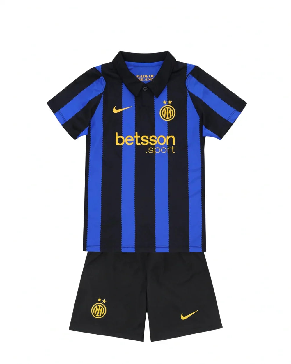 Camiseta y Pantalon Corto para Niño Inter Home 26/27