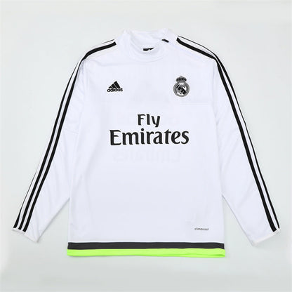 Camiseta de entrenamiento retro de manga larga del Real Madrid 15/16