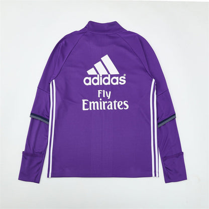 Camiseta de entrenamiento retro de manga larga del Real Madrid 16/17