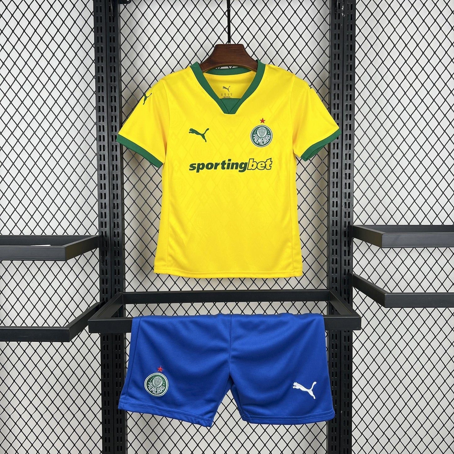 Camiseta y Pantalon Corto para Niño Palmeiras Third 25/26