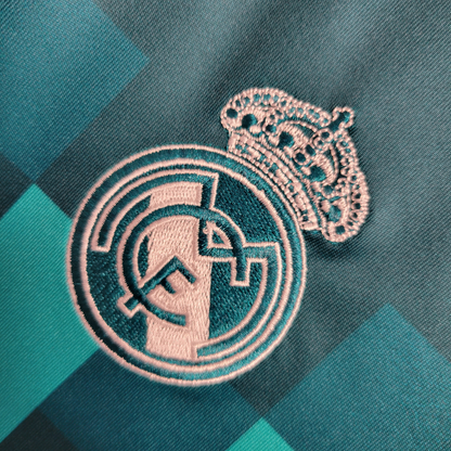 Camiseta Real Madrid Retro Manga Larga 17/18 - Con Patch