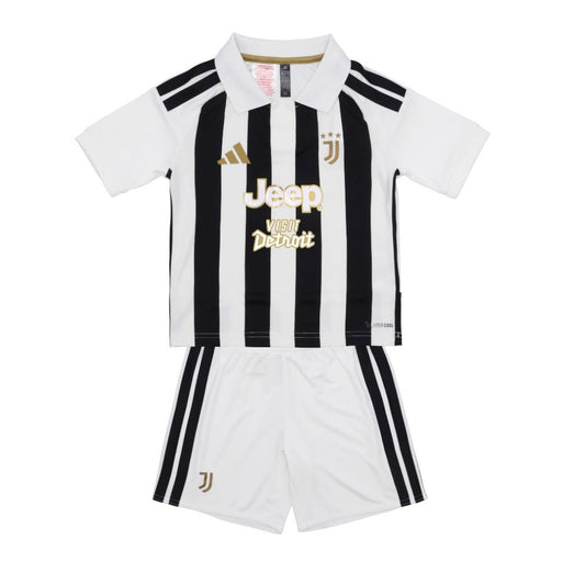 Camisa y Pantalones Cortos para Niños Juventus Home 26/27