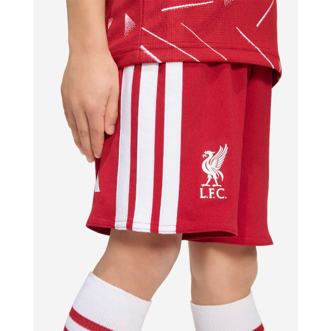 Camiseta y Pantalones Cortos para niños Liverpool Home 26/27