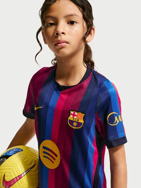 Camisa e Pantalones Cortos para Niño FC Barcelona Home 26/27