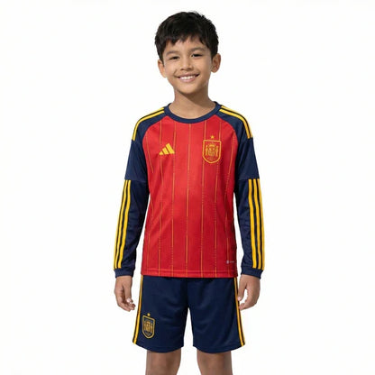Equipación Selección España Home para Niño 26/27 - Manga Larga
