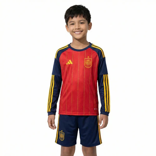 Equipación Selección España Home para Niño 26/27 - Manga Larga
