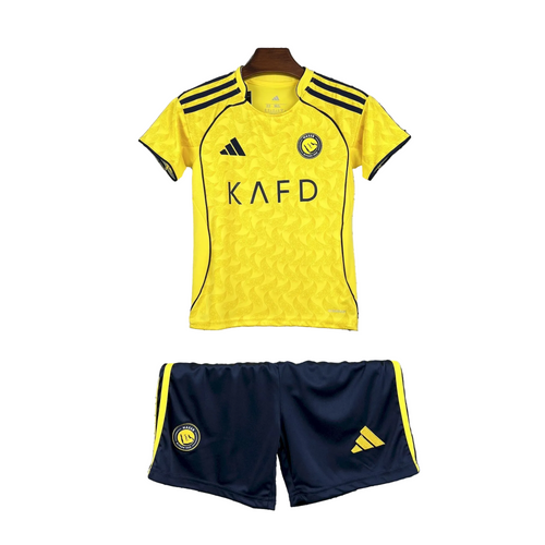 Camiseta e Pantalones Cortos para Niños Al-Nassr Home 25/26
