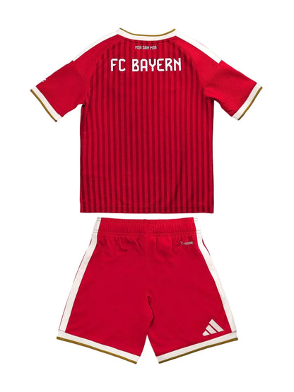 Camiseta y Pantalones Cortos para Niños Bayern de Múnich Home 26/27