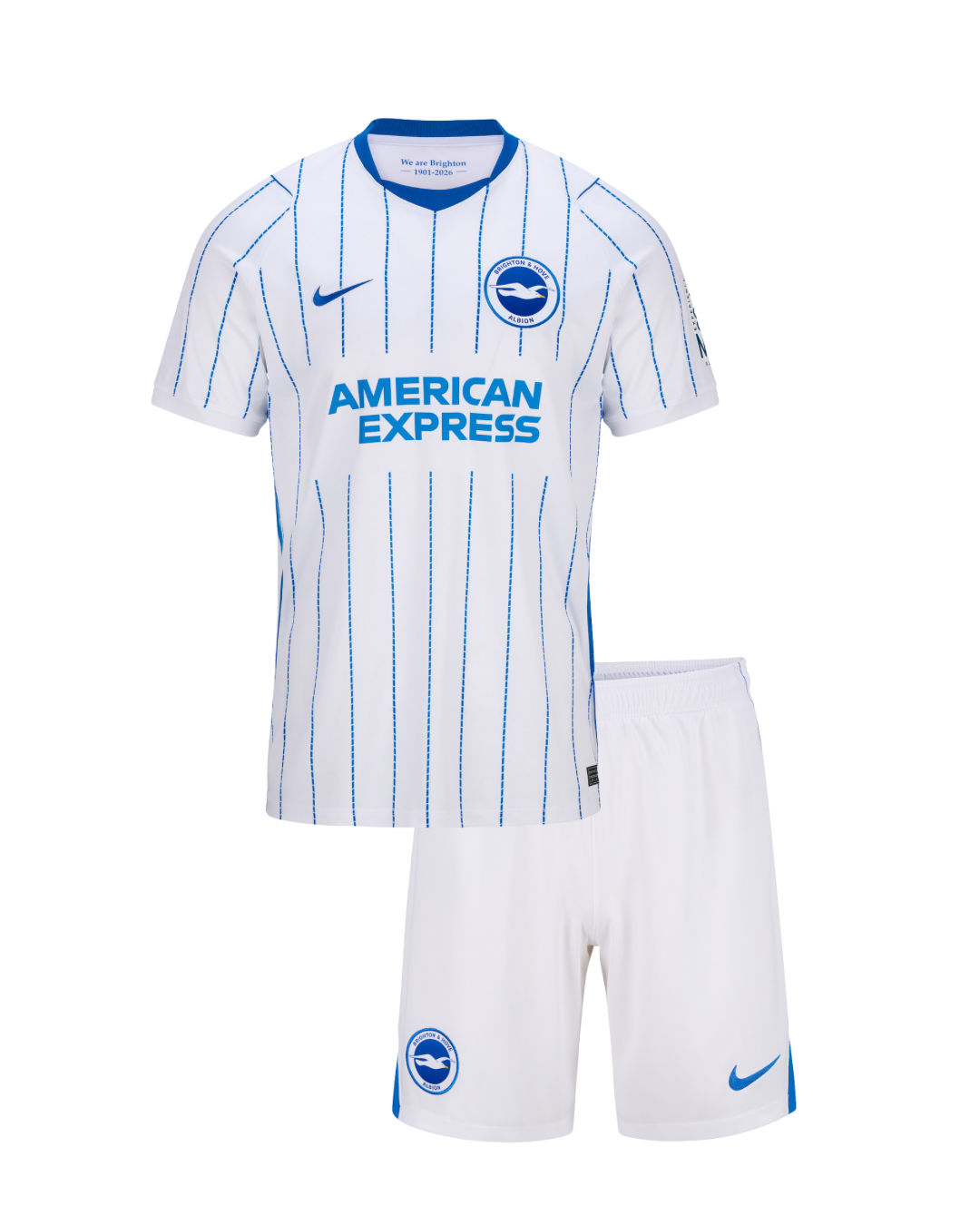 Camisa y Pantalones Cortos para Niños Brighton Away 26/27