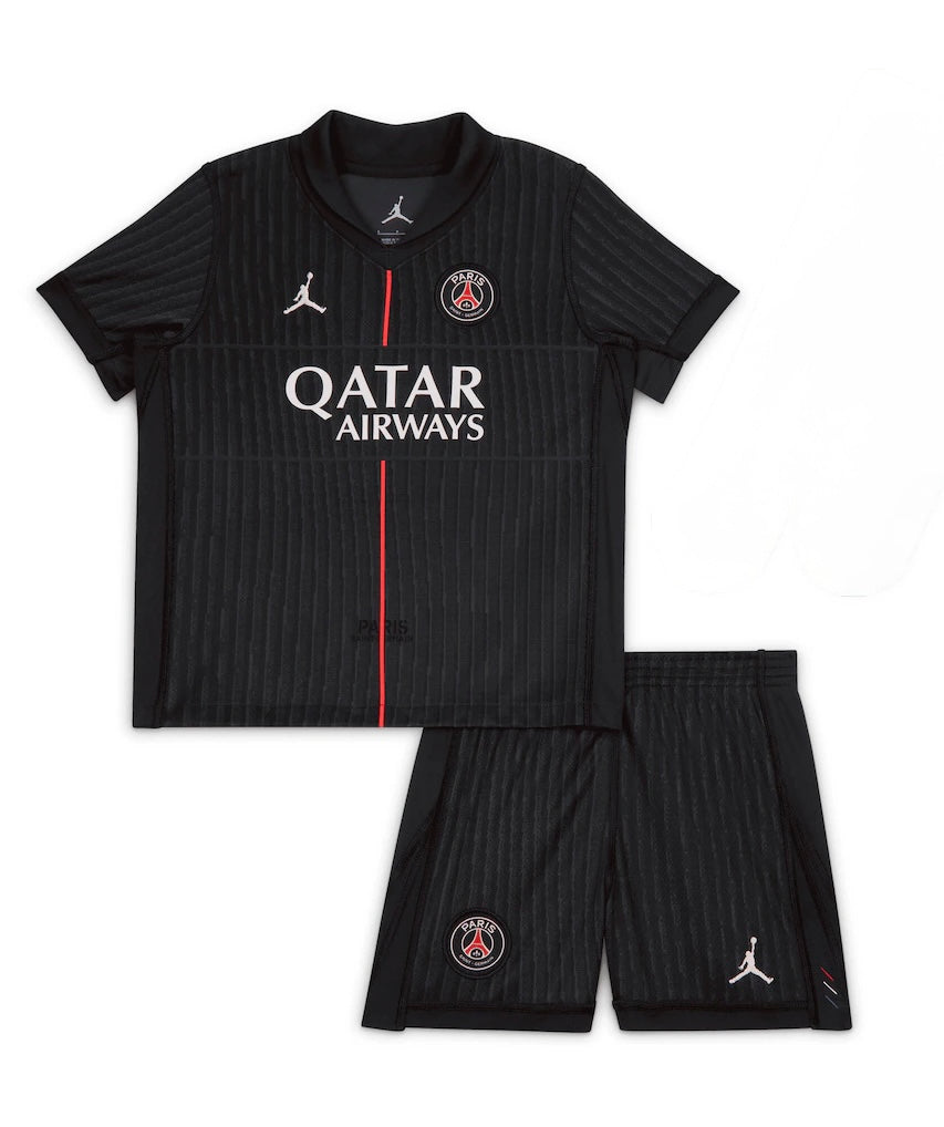 Camisa e Pantalones Cortos para Niños PSG Jordan Fourth 25/26