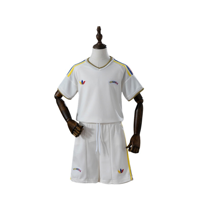 Camiseta y Pantalones Cortos para Niño Venezuela Away 26/27