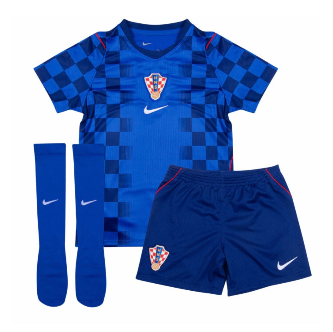 Camisa e Pantalones Cortos para Niño Croacia Away 26/27 - Con Medias