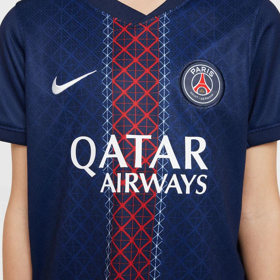 Camisa e Pantalones Cortos para Niños PSG Home 25/26 - Con Medias