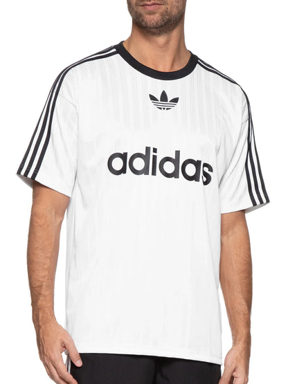 Camiseta Adidas Adicolor Poly - Blanca