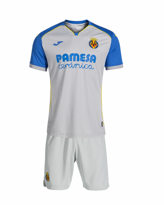 Camisetas y Pantalones Cortos Niños Villarreal Away 26/27
