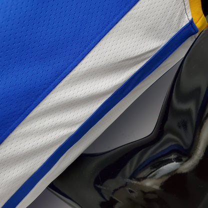 Camiseta 75 Aniversario Golden State Warriors Curry #30 Edición México Azul NBA Jersey