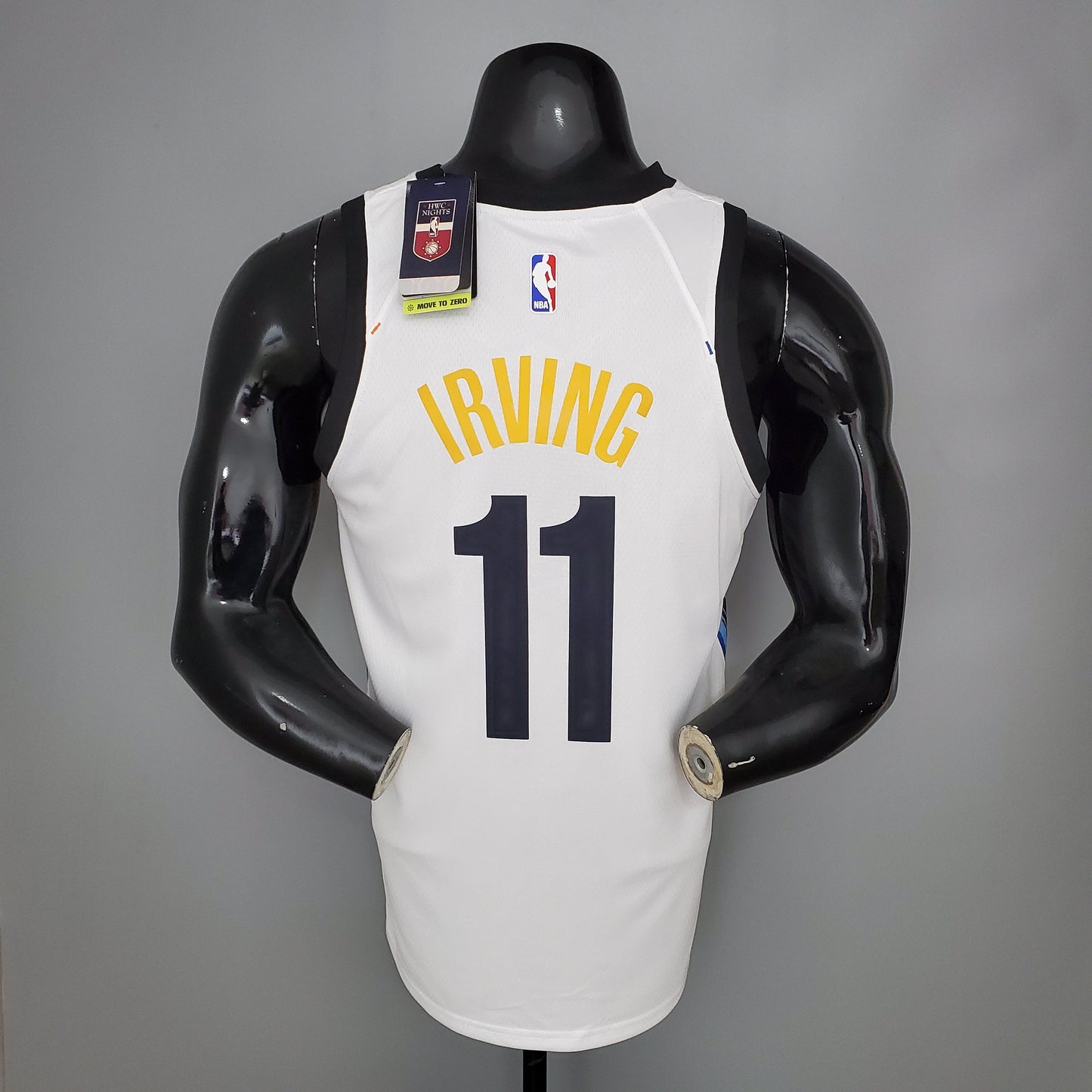 Camiseta NBA IRVING#11 Brooklyn Nets Graffiti Blanco