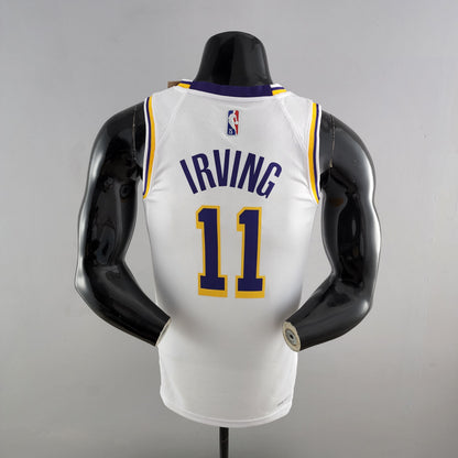 75 Aniversario IRVING #11 Los Angeles Lakers Blanco NBA Jersey