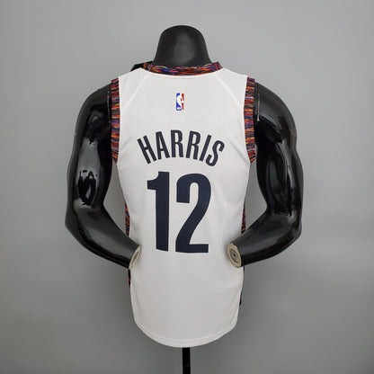 Harris # 12 Brooklyn Nets City versión camiseta blanca de la NBA