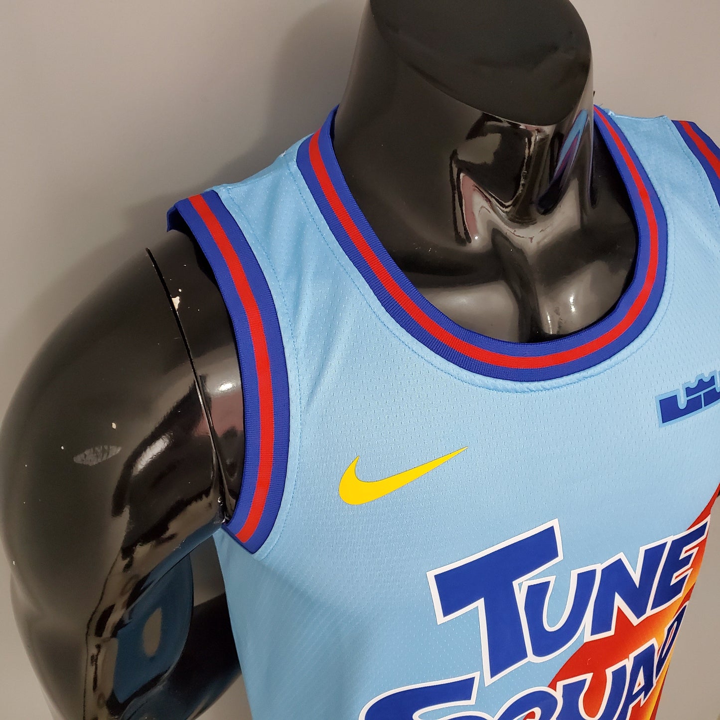 James # 6 Slam Dunk Versión Camiseta Tune Squad Azul de la NBA