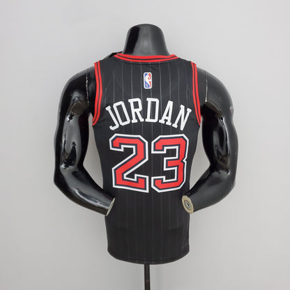 75 Aniversario Jordan #23 Chicago Bulls Flyers Negro NBA
