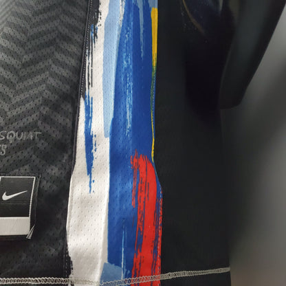 Brooklyn Nets DURANT#7 City Edition Negro NBA Jersey