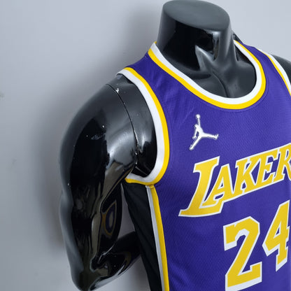 75 Aniversario BRYANT#24 Los Angeles Lakers Jordan Púrpura NBA Jersey