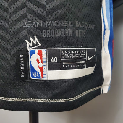 Brooklyn Nets DURANT#7 City Edition Negro NBA Jersey