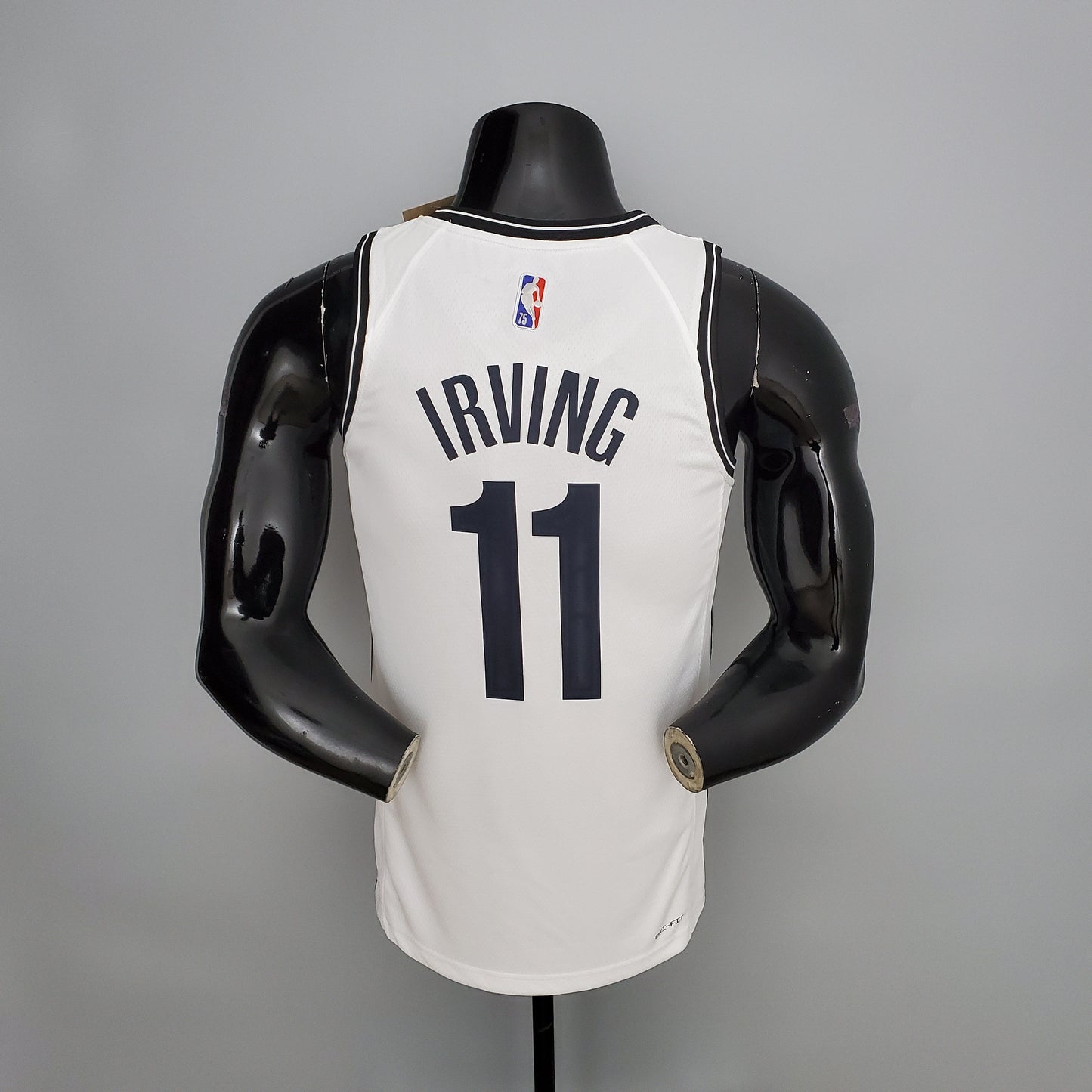 75 Aniversario IRVING#11 Brooklyn Nets Blanco NBA Jersey