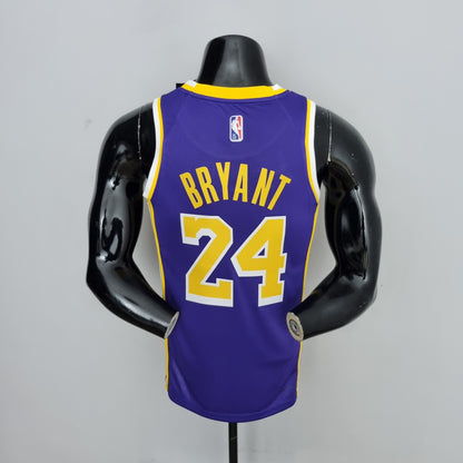 75 Aniversario BRYANT#24 Los Angeles Lakers Jordan Púrpura NBA Jersey