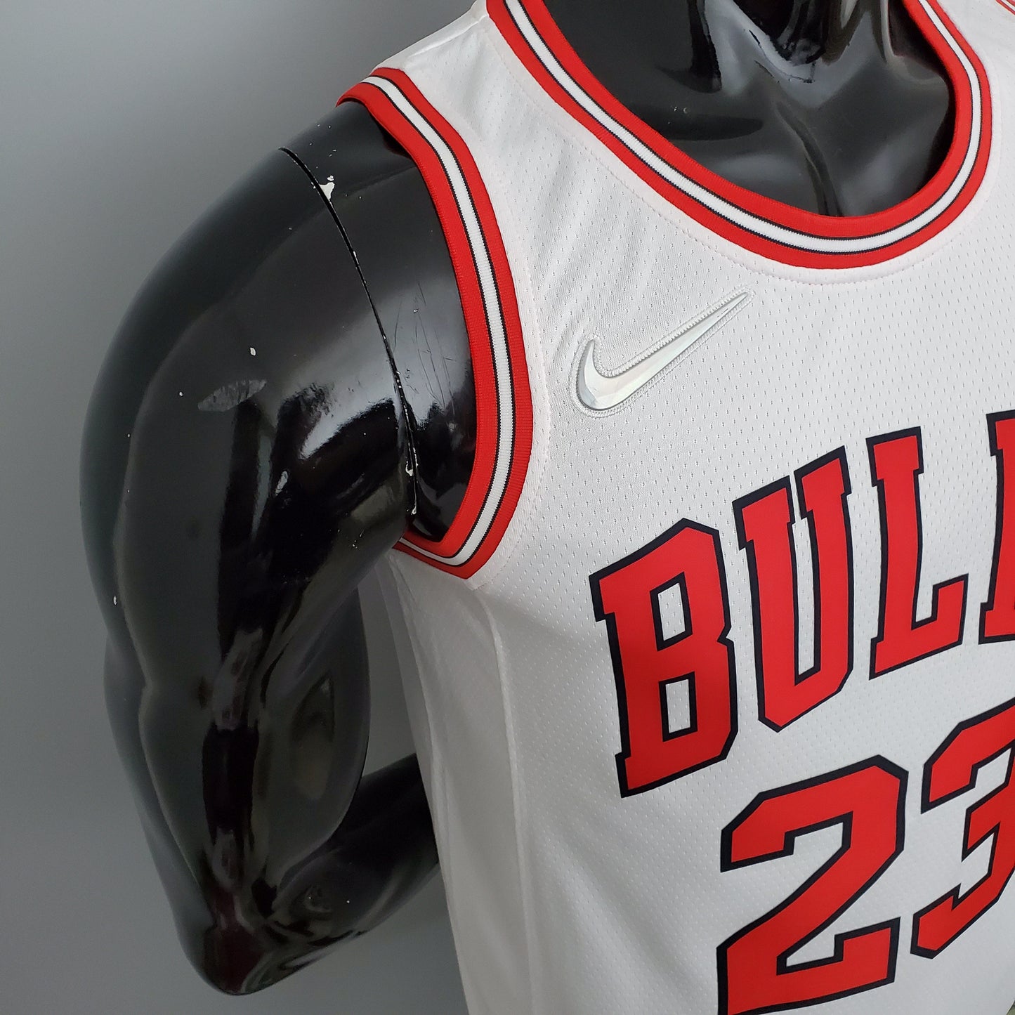 Camiseta NBA Jordan #23 Chicago Bulls Blanca 75 Aniversario