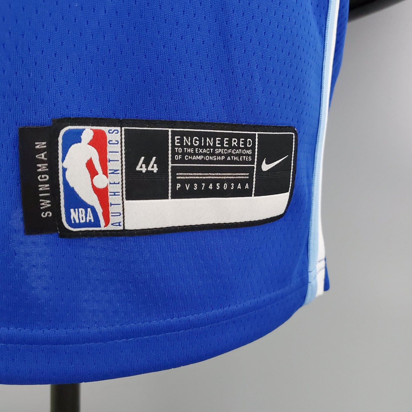 Camiseta Los Angeles Lakers James#6 Latin Night (High Head) Azul NBA