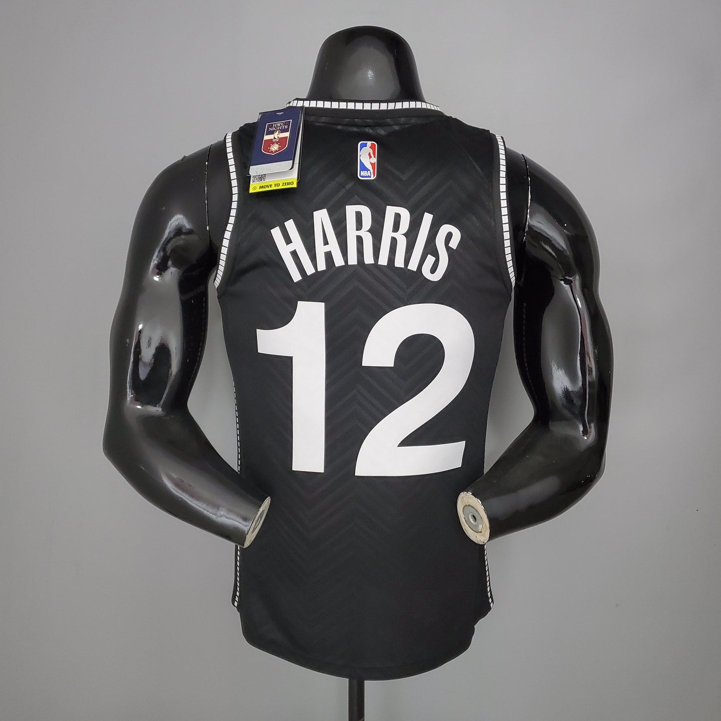 Camiseta NBA 2021 HARRIS#12 Brooklyn Nets Edición Extra Negro