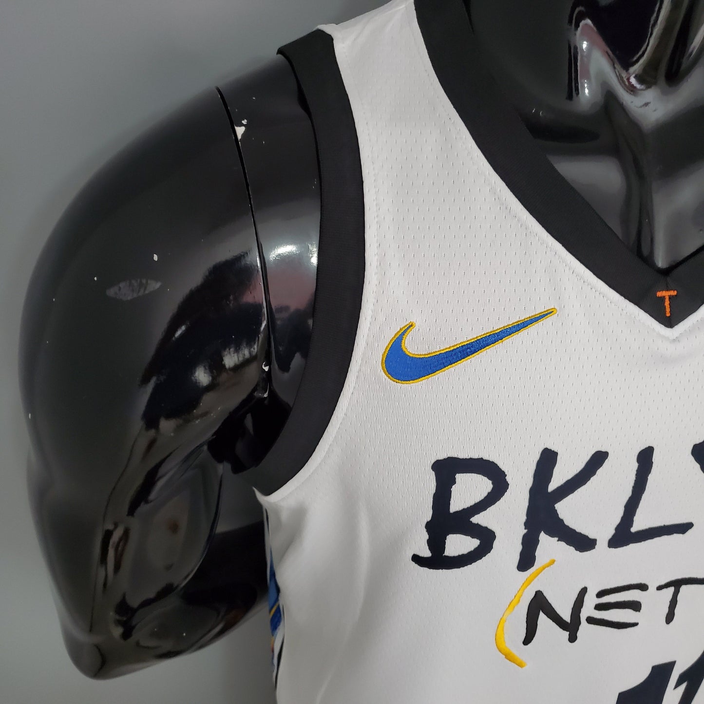 Camiseta NBA IRVING#11 Brooklyn Nets Graffiti Blanco