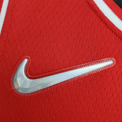 75 Aniversario Temporada 2022 Chicago Bulls JORDAN#23 City Edition Red NBA